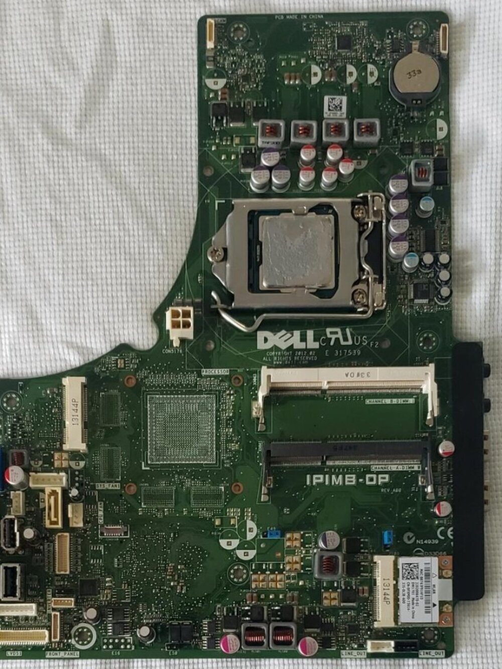 DELL INSPIRON ONE 2330 SYSTEM MOTHERBOARD 0T4VP9 IPMB-DP